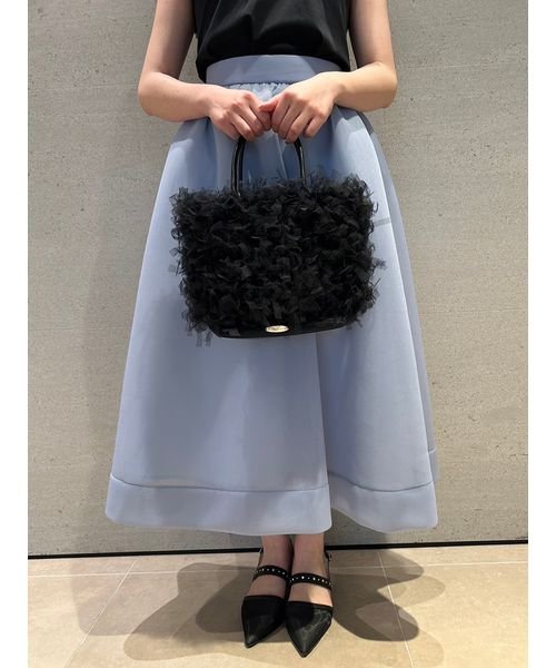 ポーチ付きチュールフリンジバッグ Z1399270039(10725円)