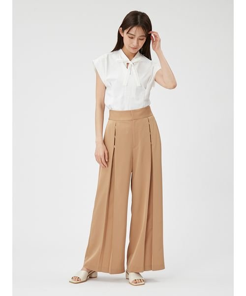 フロントタックフレアパンツ B1671664609(12870円)