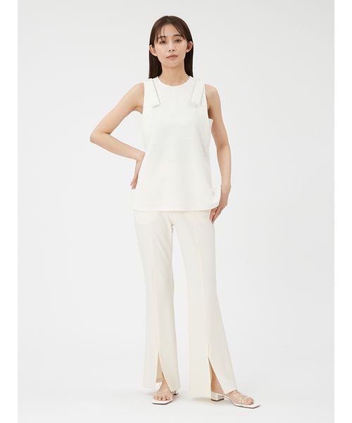 フロントスリットパンツ 予めご了承ください