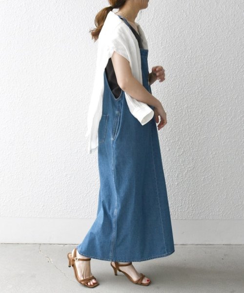 SHIPS any WOMEN(シップス　エニィ　ウィメン)/《予約》SHIPS any:〈洗濯機可能〉フロントジップ ジャンパー スカート［SHIPS any DENIM］/img21