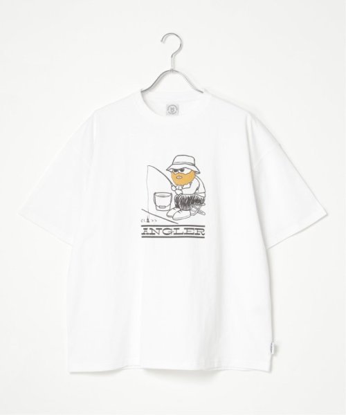 VENCE　EXCHANGE(ヴァンス　エクスチェンジ)/ヒゲ発泡キャラプリントTシャツ/img28