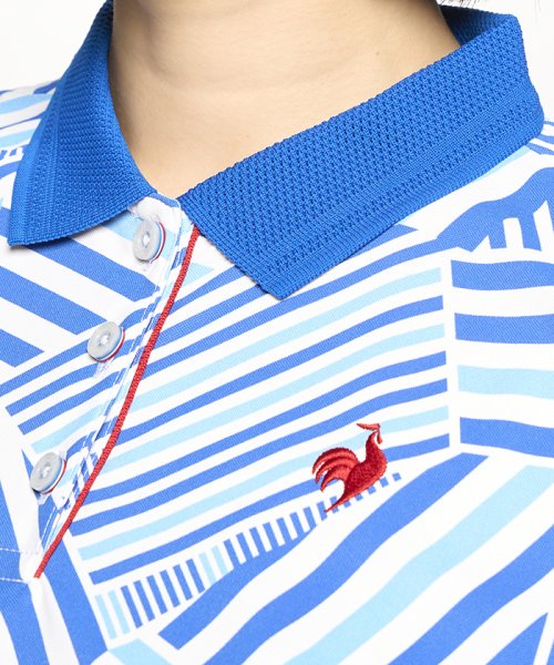 le coq sportif GOLF (ルコックスポルティフ（ゴルフ）)/【ストレッチフォーサー】フレンチボーダー半袖シャツ/img08