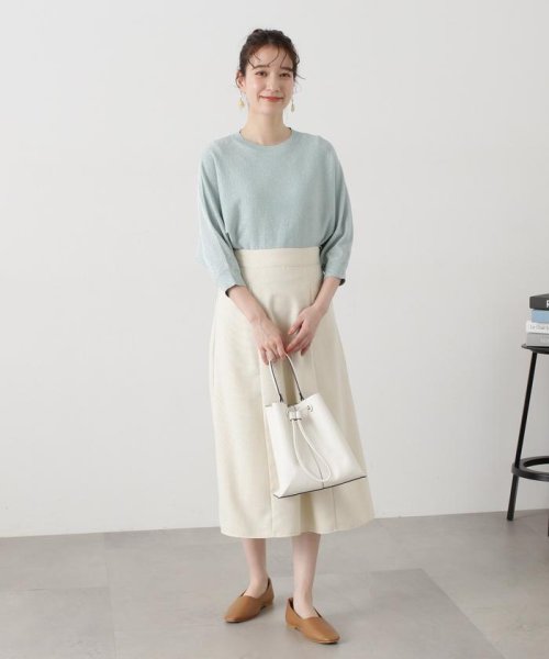 N Natural Beauty Basic(エヌナチュラルビューティベーシック)/シャンブレーAラインスカート《S Size Line》/img19