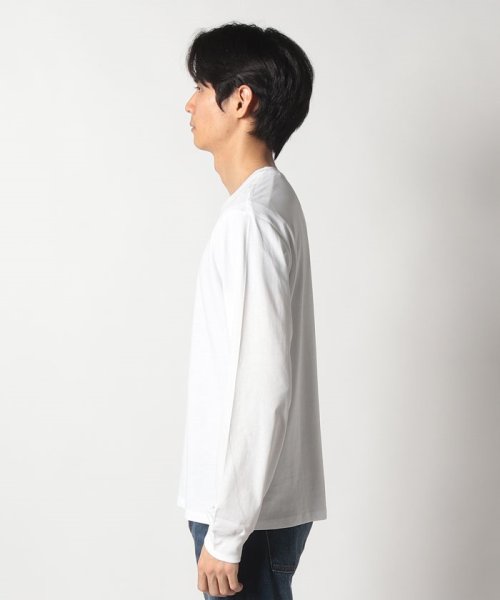 LEVI’S OUTLET(リーバイスアウトレット)/LS STD GRAPHIC TEE MINI SPORTSWEAR LS SRT WHITE+ G/img01