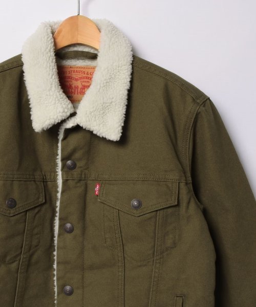 LEVI’S OUTLET(リーバイスアウトレット)/TYPE 3 SHERPA TRUCKER DARK OLIVE/img02