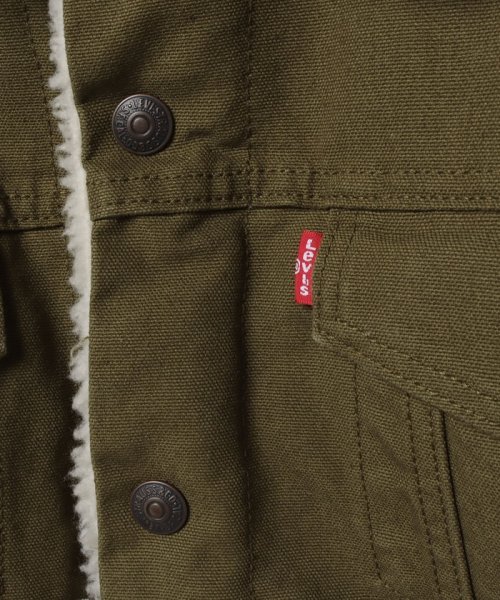 LEVI’S OUTLET(リーバイスアウトレット)/TYPE 3 SHERPA TRUCKER DARK OLIVE/img05