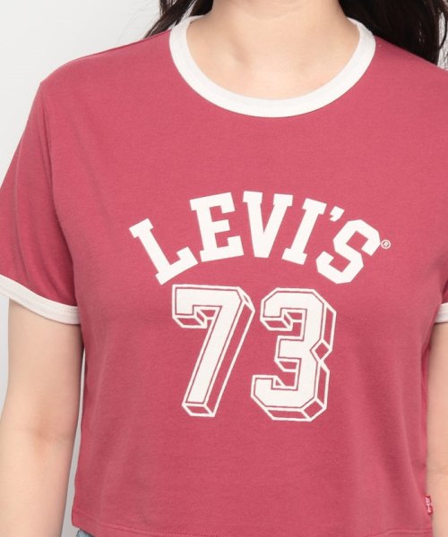 LEVI’S OUTLET(リーバイスアウトレット)/GRAPHIC HOMEROOM TEE LEVIS 73 EARTH RED/SUGAR SWIZ/img03
