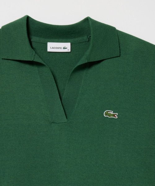 LACOSTE(ラコステ)/オーバーサイズ スキッパーニットポロシャツ/img18