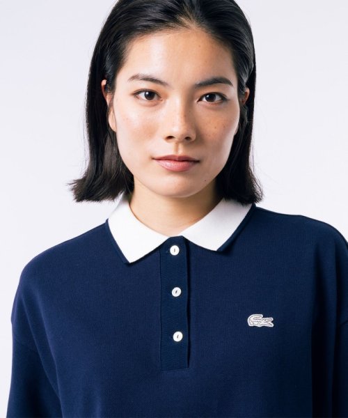 ヘビーウェイト鹿の子 ボクシーシルエットクレリックポロシャツ 商品説明スポーティなバイカラーがトラッドな印象にカラー部分と袖のリブをバイカラーで仕立てることでスポーティなコントラストを演出しているリラックスフィットPOLO。ゆとりのあるボクシーなシルエット KU1501847526(11440円)