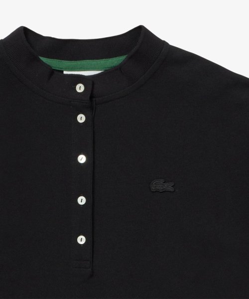 LACOSTE(ラコステ)/リブスタンドカラー クロップド丈 5分袖ポロシャツ/img08