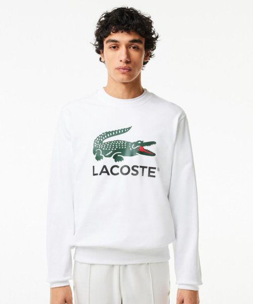 LACOSTE Mens(ラコステ　メンズ)/裏パイル エッセンシャルアイコングラフィッククルーネックスウェット/img01