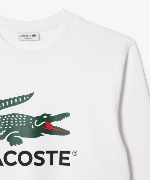 LACOSTE Mens(ラコステ　メンズ)/裏パイル エッセンシャルアイコングラフィッククルーネックスウェット/img04