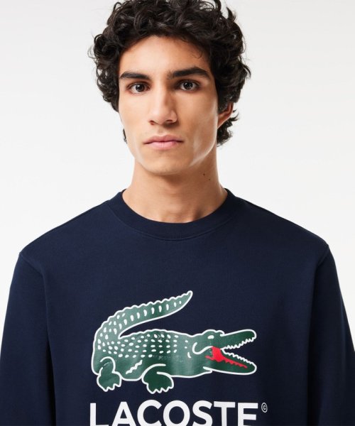 LACOSTE Mens(ラコステ　メンズ)/裏パイル エッセンシャルアイコングラフィッククルーネックスウェット/img07