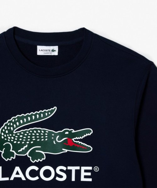 LACOSTE Mens(ラコステ　メンズ)/裏パイル エッセンシャルアイコングラフィッククルーネックスウェット/img10