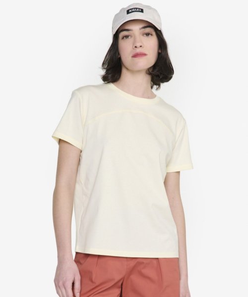 AIGLE(エーグル)/吸水速乾 クルーネック半袖Tシャツ/img01