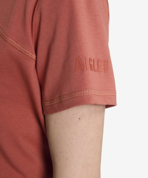 AIGLE(エーグル)/吸水速乾 クルーネック半袖Tシャツ/img08