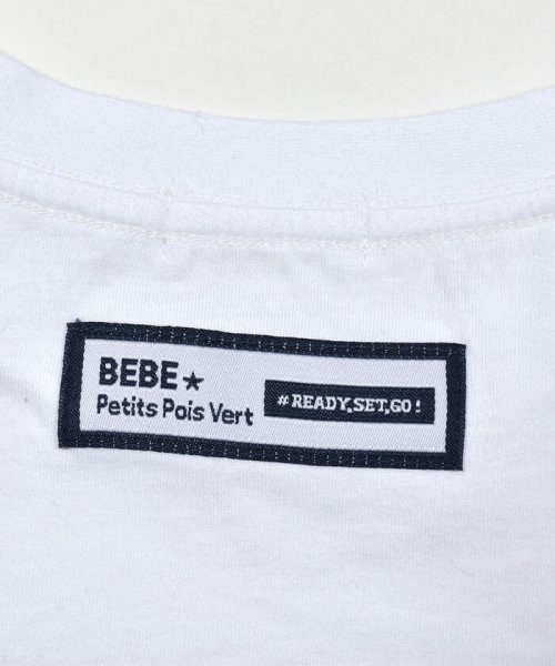 BeBe Petits Pois Vert(ベベ プチ ポワ ヴェール)/リアル写真＋エンボス加工SUMMERTシャツ(95~150cm)/img13