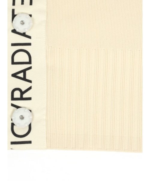RADIATE(ラディエイト)/ロゴテープニットカーディガン(light gray，black，beige，turquoise)/img15