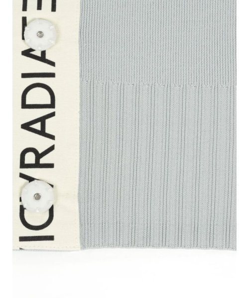 RADIATE(ラディエイト)/ロゴテープニットカーディガン(light gray，black，beige，turquoise)/img16
