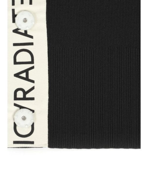 RADIATE(ラディエイト)/ロゴテープニットカーディガン(light gray，black，beige，turquoise)/img17