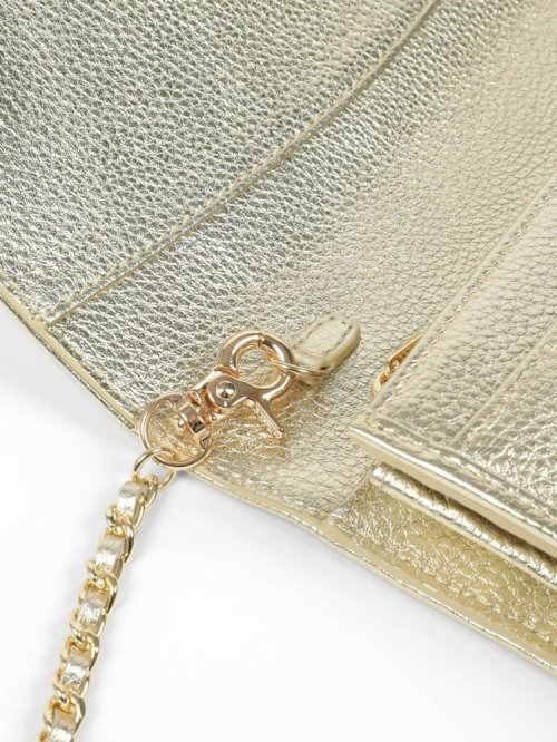 HASHIBAMI×PECHINCHAR　レザーチェーンストラップ天然石ウォレット 