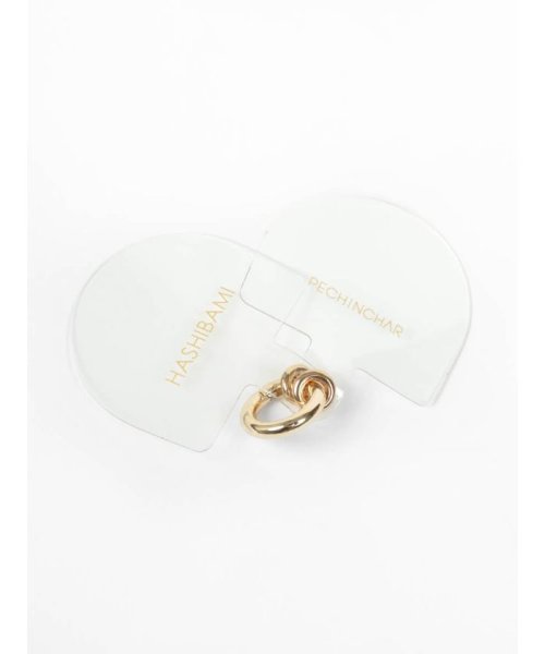 HASHIBAMI×PECHINCHAR　レザーチェーンストラップ天然石ウォレット 