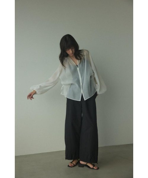 BLACK BY MOUSSY(ブラックバイマウジー)/2way balloon blouse/img01