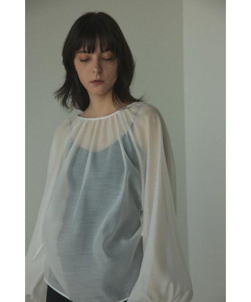BLACK BY MOUSSY(ブラックバイマウジー)/2way balloon blouse/img07