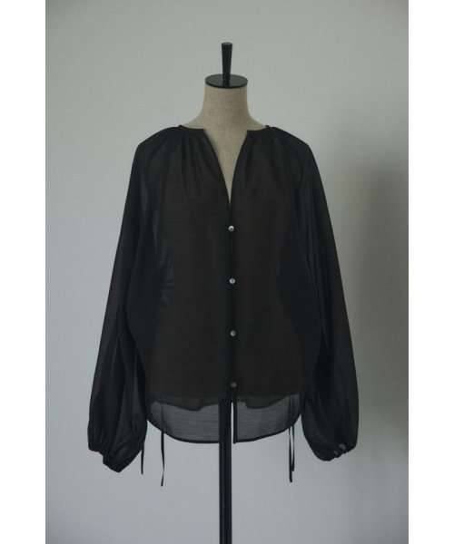 BLACK BY MOUSSY(ブラックバイマウジー)/2way balloon blouse/img18