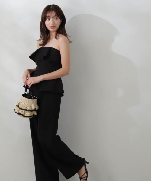 ベアペプラムパンツセットアップ 