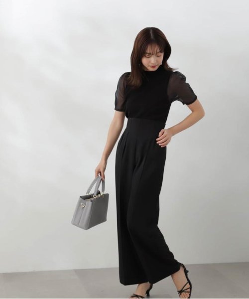 ベアペプラムパンツセットアップ 