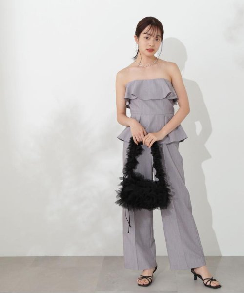 ベアペプラムパンツセットアップ 