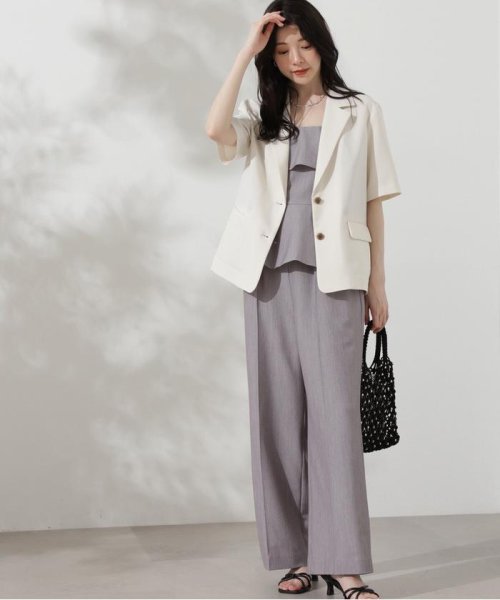 ベアペプラムパンツセットアップ 