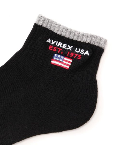 AVIREX(AVIREX)/《直営店限定》LINE CREW LOW SOCKS/ラインクルーロウソックス/img01