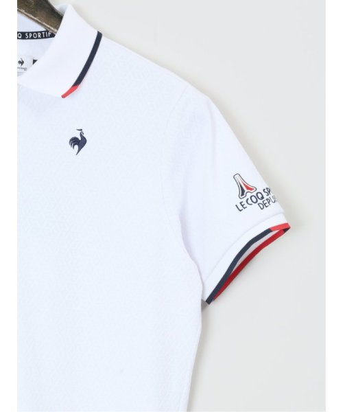 GRAND-BACK(グランバック)/【大きいサイズ】ルコックスポルティフ ゴルフ/le coq sportif GOLF ベーシック地柄 半袖ポロシャツ メンズ ポロシャツ カットソー カジュアル/img03