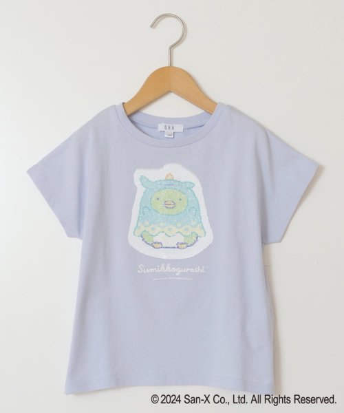 a.v.v(KID'S)(アー・ヴェ・ヴェキッズ)/[100－140]【すみっコぐらし】リバーシブルスパンコールTシャツ/img23