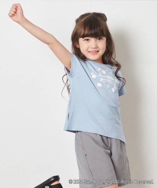 a.v.v(KID'S)(アー・ヴェ・ヴェキッズ)/[100－140]【すみっコぐらし】フレンチスリーブＴシャツ/img04