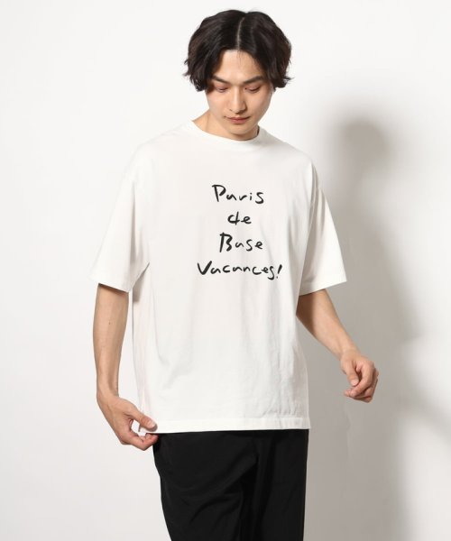 a.v.v (MEN)(アー・ヴェ・ヴェメンズ)/【ucaU×a.v.vコラボ】プリントワイドシルエットTシャツ/img18