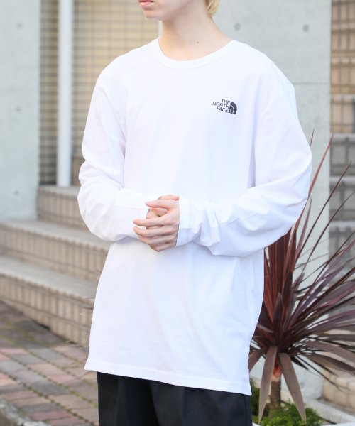 THE NORTH FACE(ザノースフェイス)/【THE NORTH FACE/ザノースフェイス】REDBOX L/S TEE NF0A493L ロンT 長袖 プリントT バックプリント ワンポイント/img09