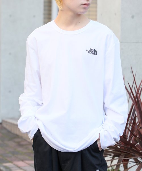 THE NORTH FACE(ザノースフェイス)/【THE NORTH FACE/ザノースフェイス】REDBOX L/S TEE NF0A493L ロンT 長袖 プリントT バックプリント ワンポイント/img11