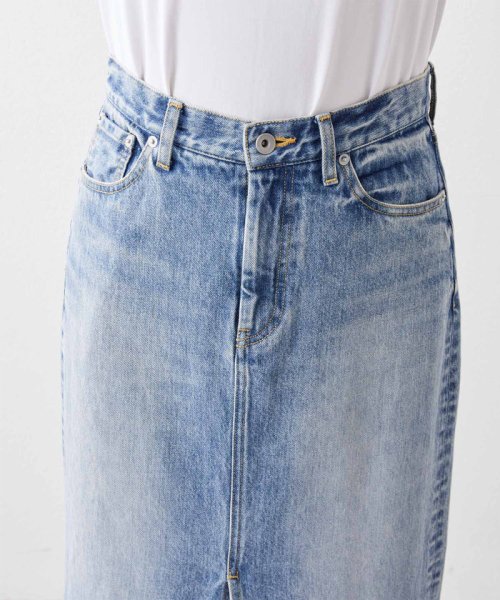 デニムスリットスカート M～L｜着用サイズ