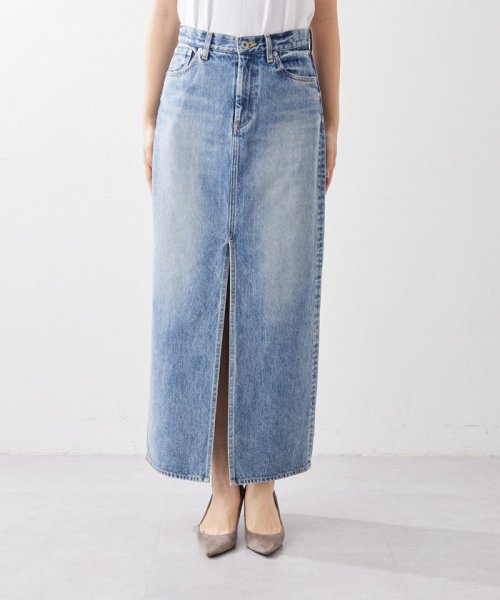 デニムスリットスカート M～L｜着用サイズ