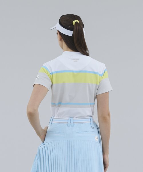 le coq sportif GOLF (ルコックスポルティフ（ゴルフ）)/フレンチボーダーモックネックシャツ/SUNSCREEN【RIJOUME/リジューム】/img06