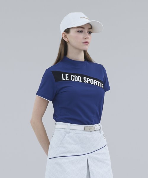 le coq sportif GOLF (ルコックスポルティフ（ゴルフ）)/変形襟アシンメトリー切替モックネックシャツ【RIJOUME/リジューム】/img09