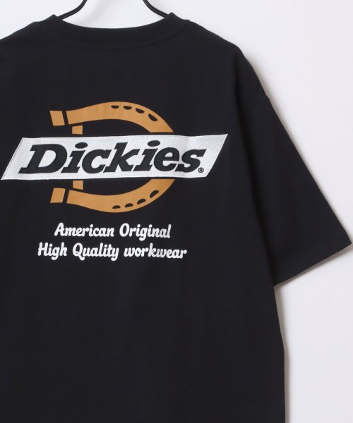 LAZAR(ラザル)/【Lazar】Dickies/ディッキーズ 別注 オーバーサイズ ロゴ バックプリント ワンポイント刺繍 半袖Tシャツ/レディース メンズ/img27