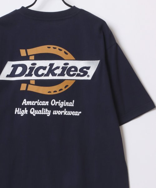 LAZAR(ラザル)/【Lazar】Dickies/ディッキーズ 別注 オーバーサイズ ロゴ バックプリント ワンポイント刺繍 半袖Tシャツ/レディース メンズ/img31