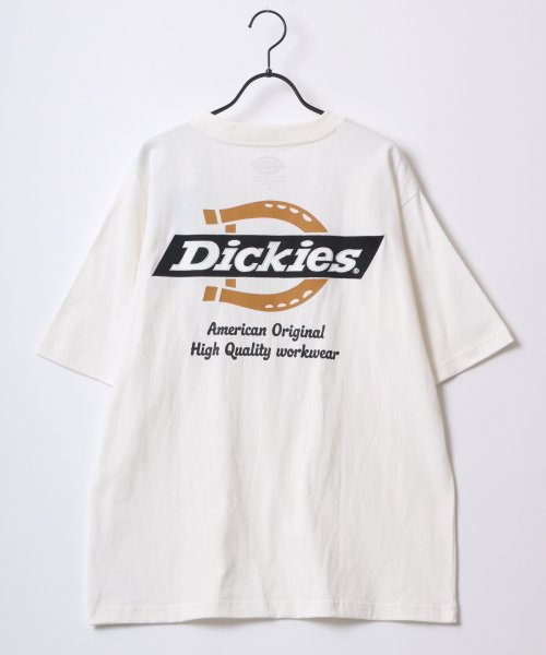 LAZAR(ラザル)/【Lazar】Dickies/ディッキーズ 別注 オーバーサイズ ロゴ バックプリント ワンポイント刺繍 半袖Tシャツ/レディース メンズ/img38