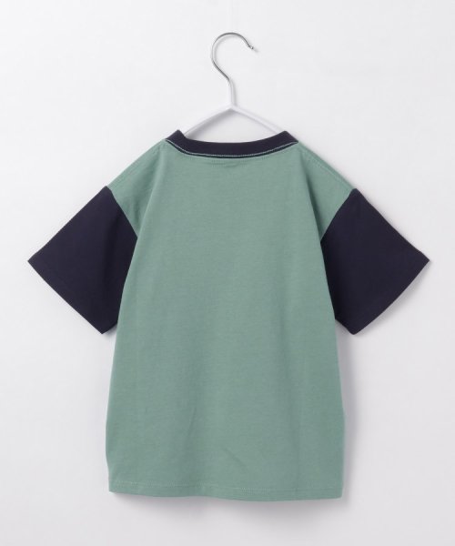 THE SHOP TK（KID）(ザ　ショップ　ティーケー（キッズ）)/【110－150】オーガビッツ配色コットンTシャツ/img15