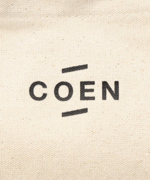 coen(coen)/COENロゴマチ付きトートバッグ/img09