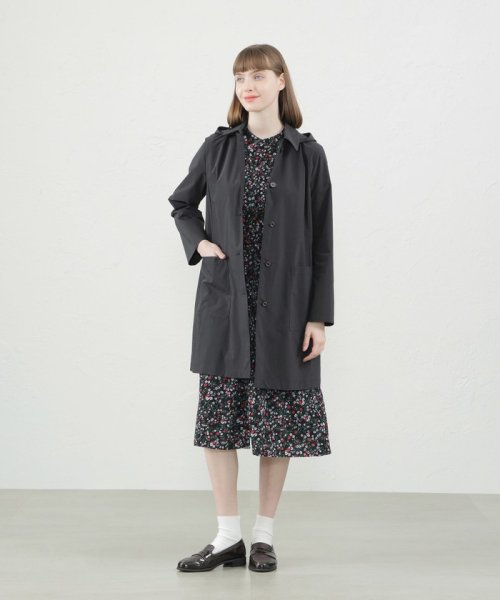 MACKINTOSH PHILOSOPHY(マッキントッシュ フィロソフィー)/【WEB&一部店舗限定】ポリエステルタフタフーデッドコート/img01